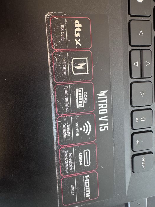 Acer Nitro V 15 – Ryzen 5 / RTX 2050 / 16 GB RAM / 512 GB SSD / 144 Hz