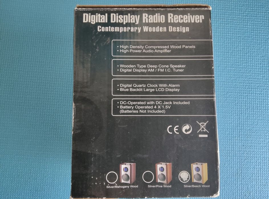 Rádio relógio com alarme