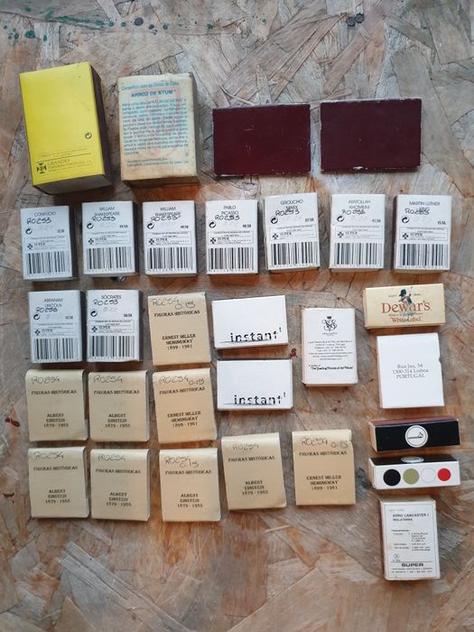 Coleção de carteiras de fósforos