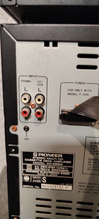 Wieża PIONEER XD-Z65M. Equalizer. Po serwisie