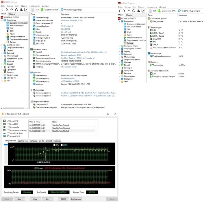 Lenovo V560 15.6" i3-310M 2/4 / 2GB ОЗУ /500GB HDD