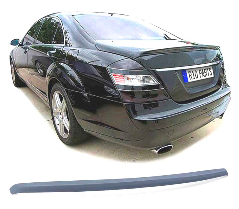 AILERON LIP SPOILER TRASEIRO MERCEDES W221 05-11 LOOK AMG