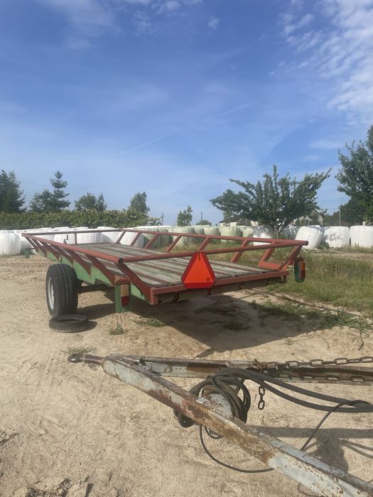 Duża laweta/przyczepa na bele  6.3m