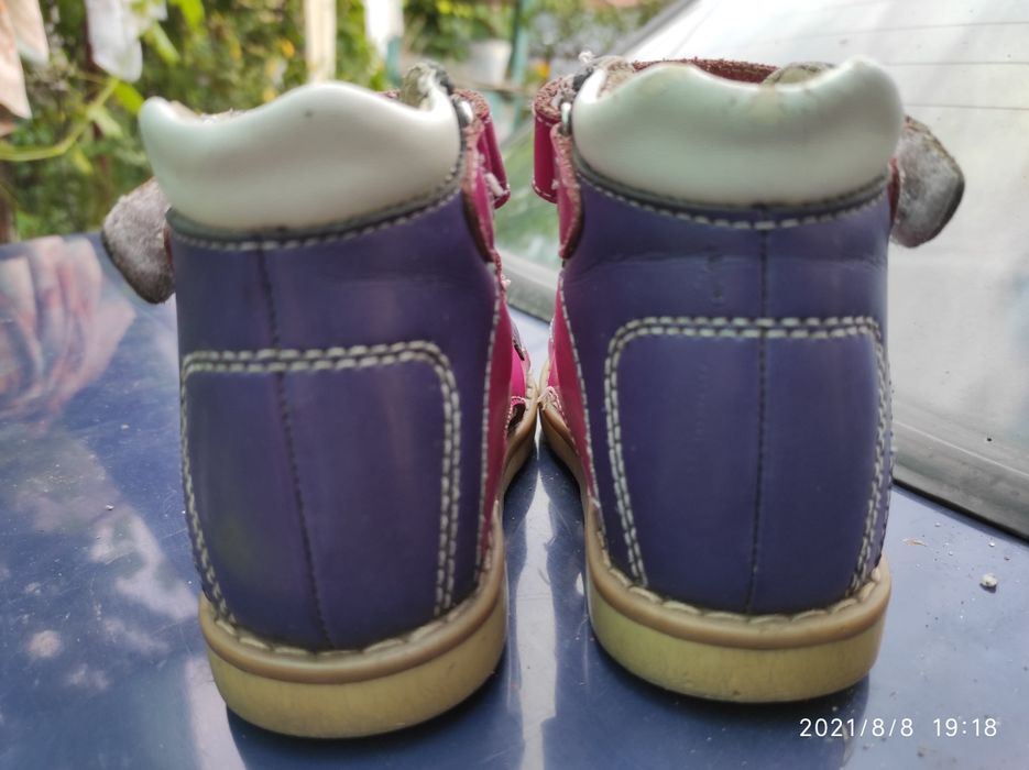 Ортопедические босоножки на девочки, стелька 14,5 см