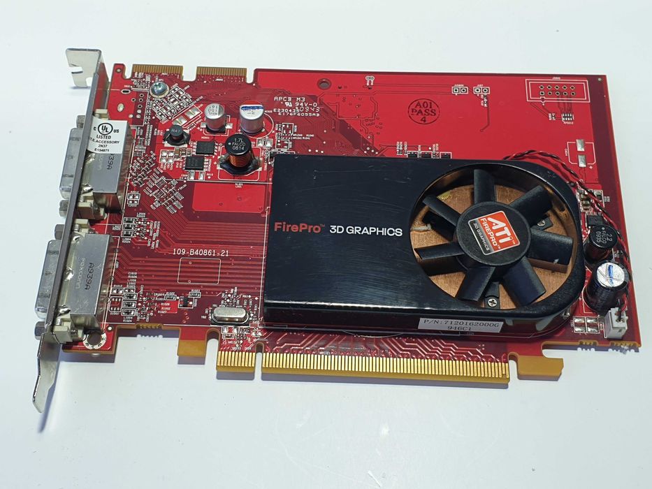 відеокарта ATI FirePro V3700 256MB PCIe x16 Workstation Graphics Card + DVI кабель