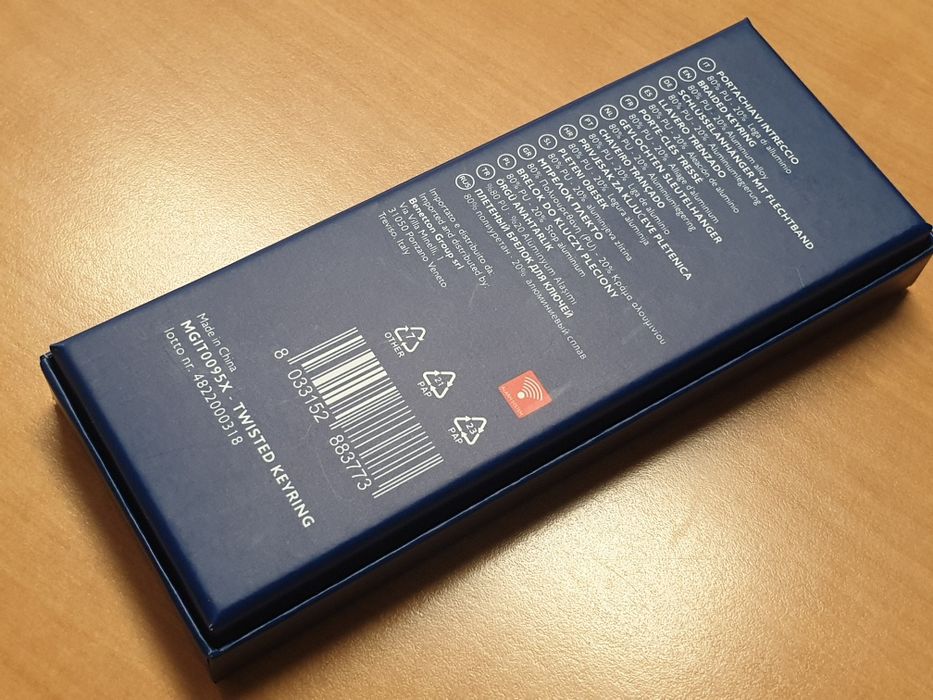 Porta Chaves Benetton Azul com Caixa