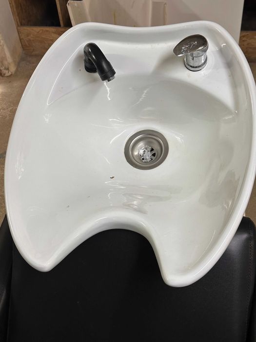 rampa de lavagem cabeleireiro