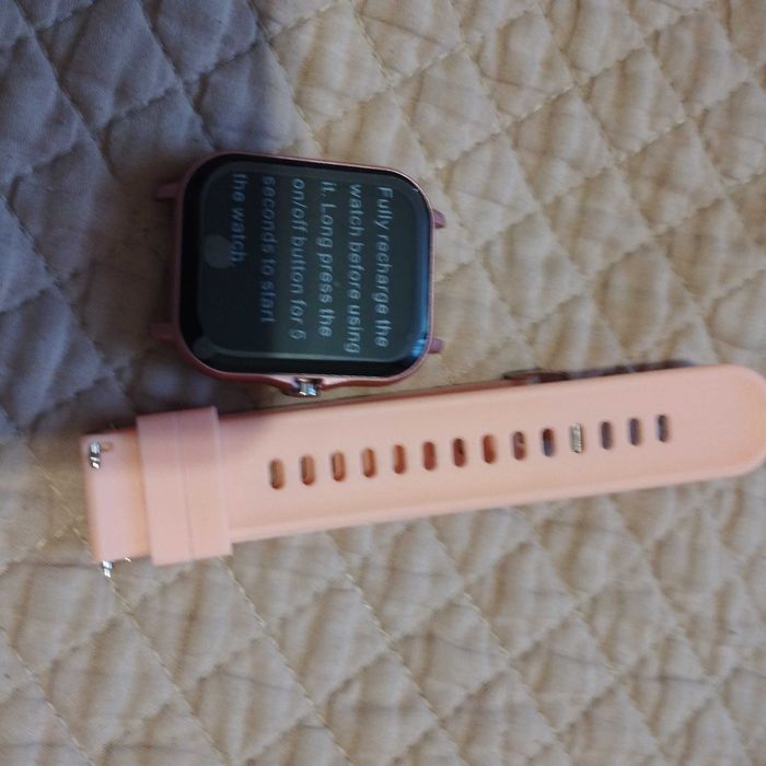 Zegarek Smart watch różowy idealny prezent nowy - okazja aplikacja