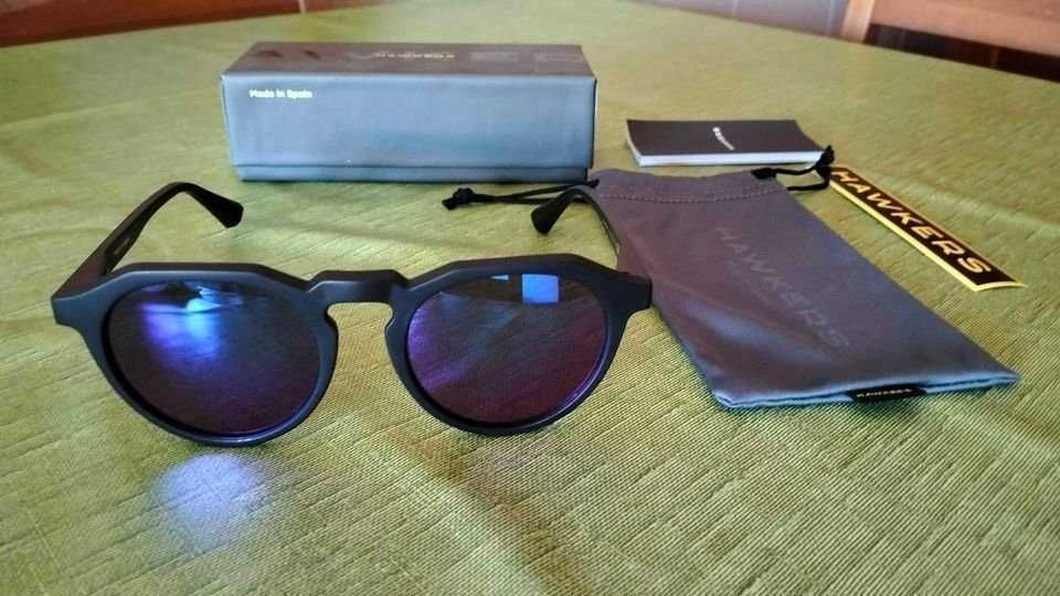 Óculos de sol homem da marca Hawkers, como novos.