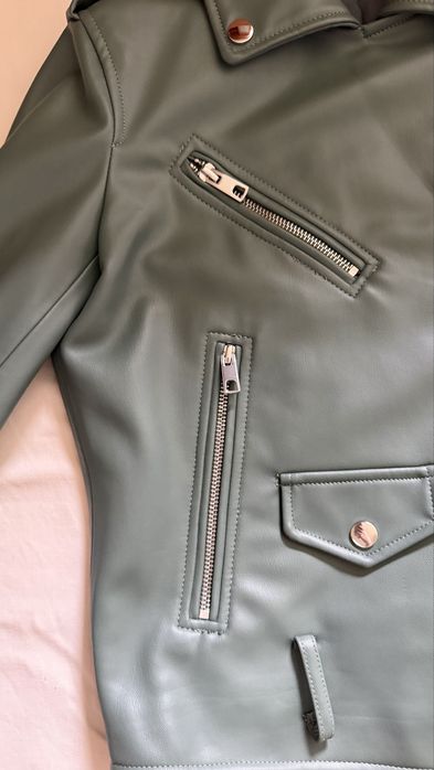 Куртка з еко шкіри Zara
