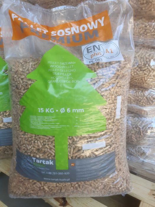 Pellet drzewny Bio-Pellet Kuzio Drewnoland Olczyk BSH 6mm certyfikat