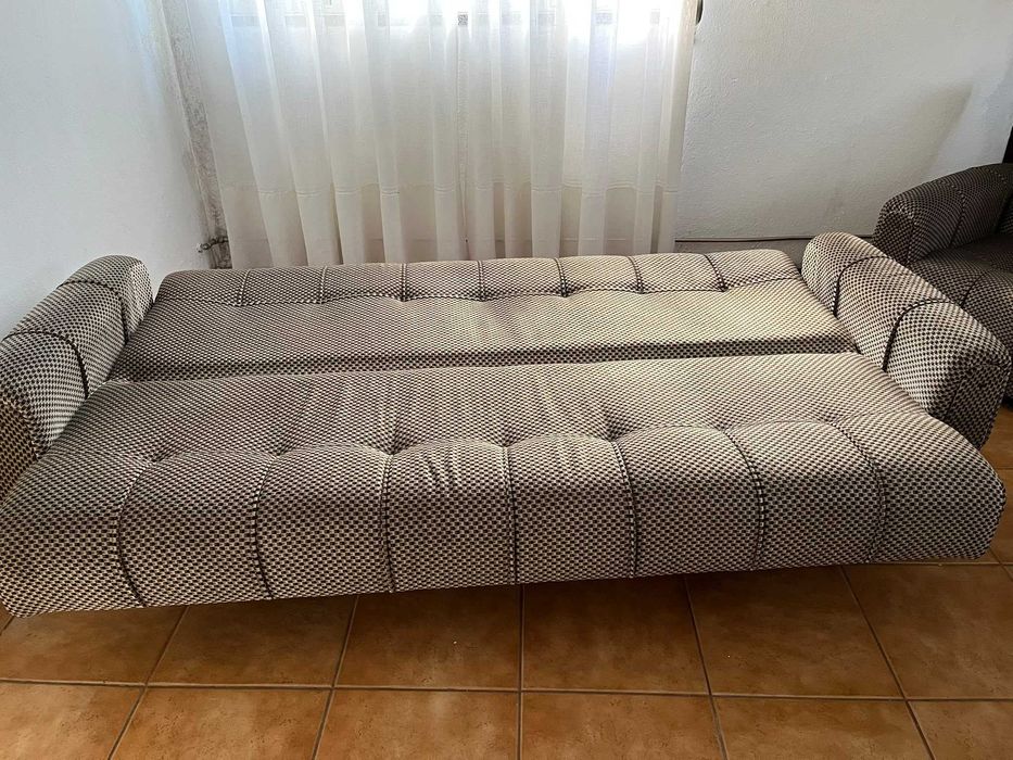 Sofá cama e individuais