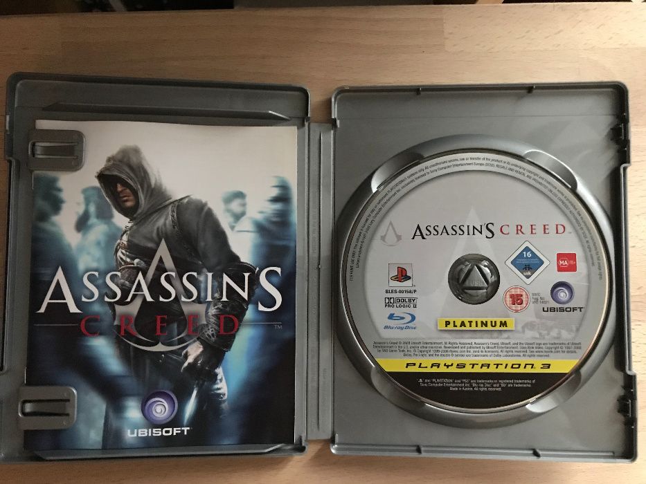 Jogos Assassin's Creed e Batman para PS3