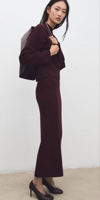 Спідниця-олівець з трикотажу mango