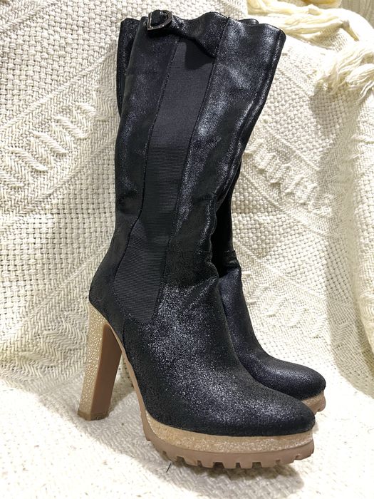 Сапоги жіночі натуральна шкіра