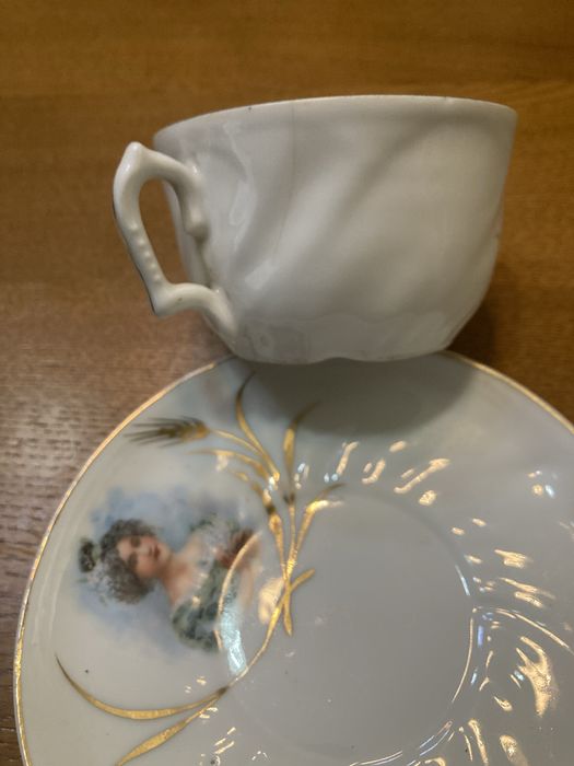 Par de chávenas de café do periodo 1881/1921