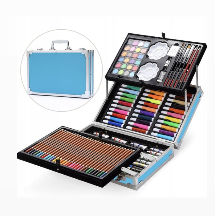 Zestaw do malowania rysowania artystyczny 145 elementów PREZENT