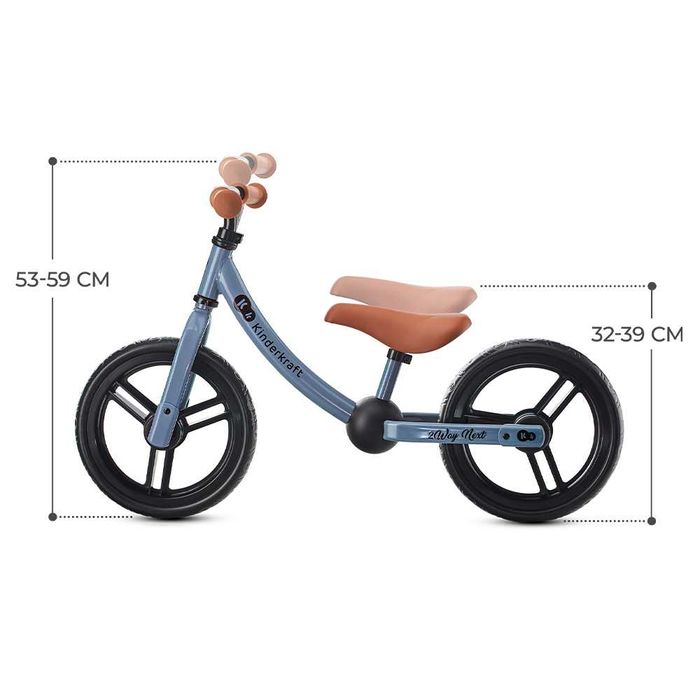 Bicicleta de equilíbrio 2WAY NEXT - azul