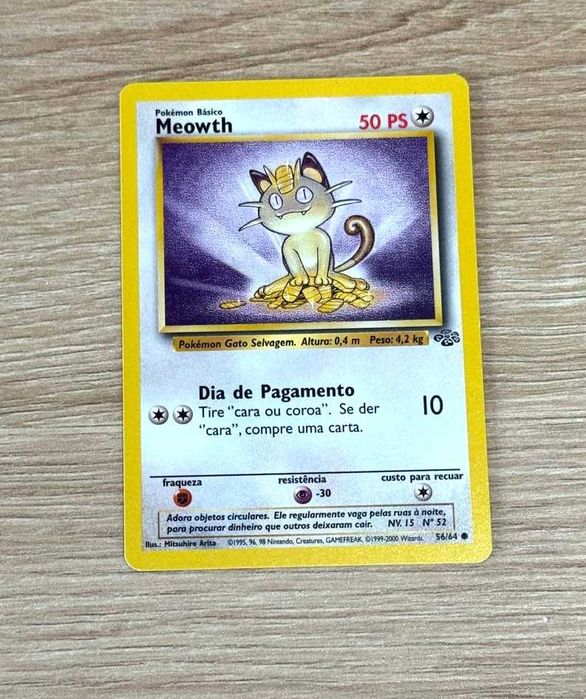 Jungle Cartas Originais Pokémon TCG WOTC - ING