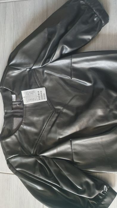 Sukienka H&M ze skóry ekologicznej