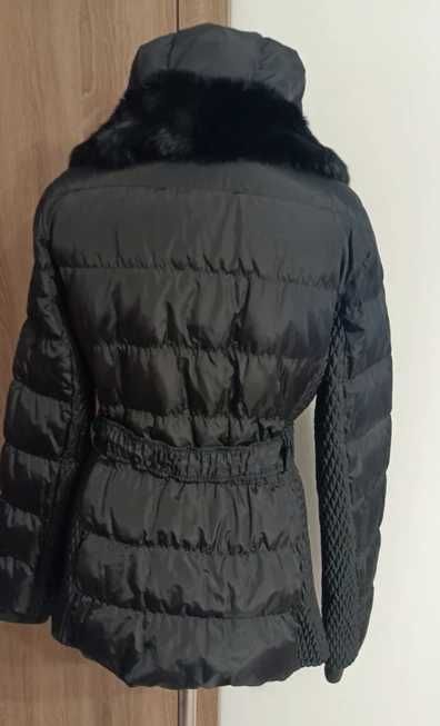 Kurtka damska puchowa 40 % piór pikowana ze stójką  M 38