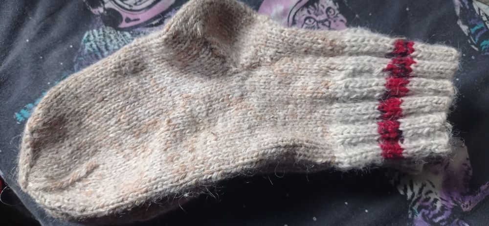 Носки вязаные ручной роботы. очень теплые
