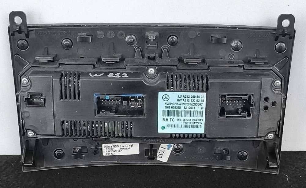 Comando Chauffage / Sofagem A2129005902 - MERCEDES-BENZ E-CLASS