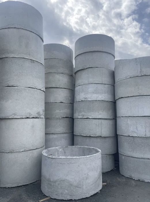 Бетонні круги кільця для каналізацій, септика, Жб кольца, железобетонные кольца