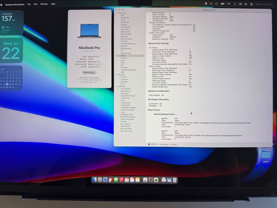 [Reservado] - MacBook Pro M1 Pro 14'' / 8CPUs / 16GB Ram / 1TB Disco - Excelente Estado