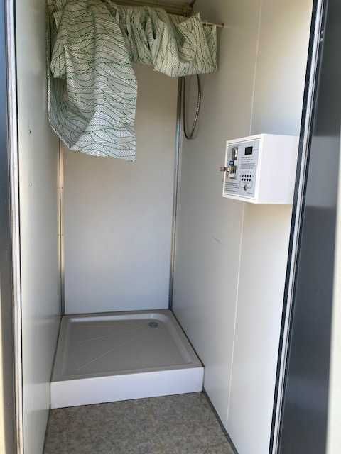 kontener sanitarny wc+ prysznice z poborem opłat