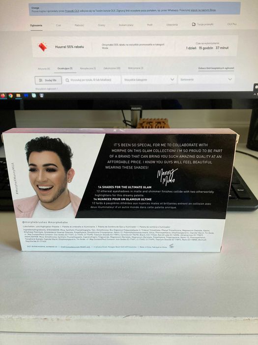 Morphe X Manny Mua Glam Palette Paletka