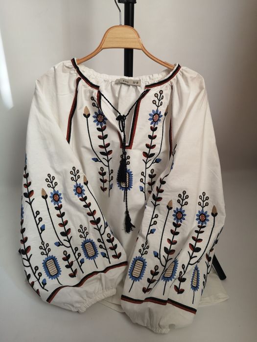 Натуральна вишиванка "Польові квіти" S, M, L