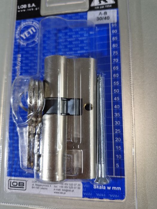 YETI LOB S.A. Wkładka Bębenkowa Nikiel A-B 30/40