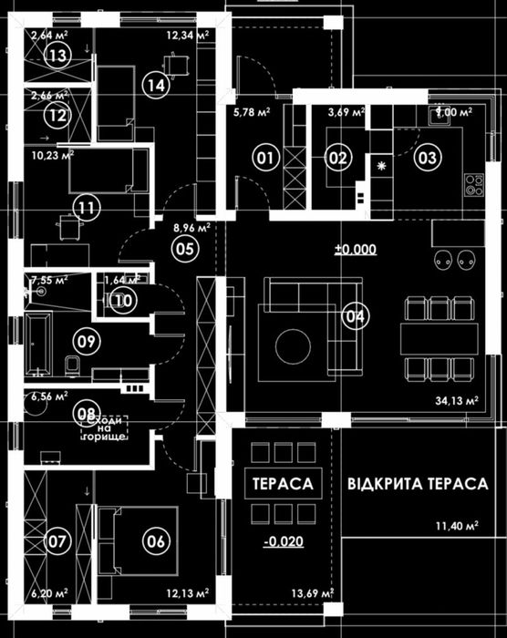 Будинок з власною ділянкою 7 соток, 123 м2, с. Оноківці, біля Ужгорода