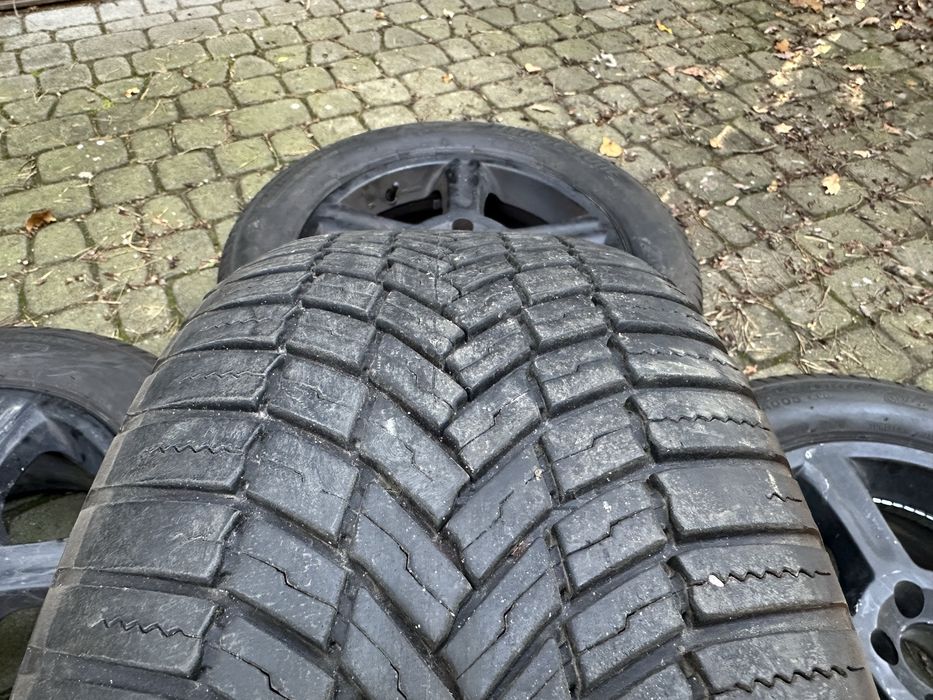 Koła opony całoroczne bridgestone felgi aluminiowe subaru 5x100 7J 16”