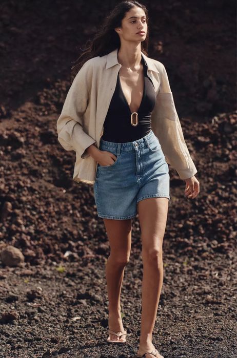 Лляна сорочка ZARA