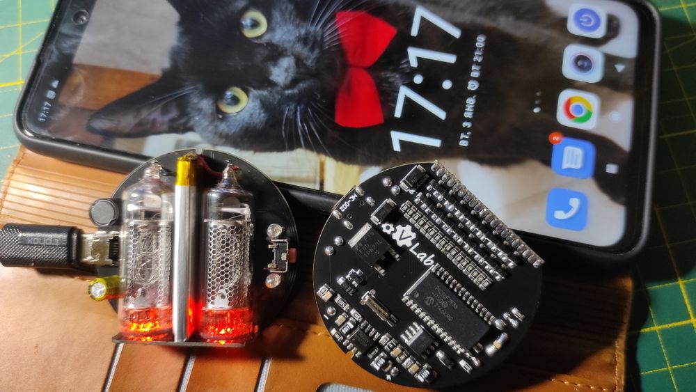 Плата для сборки часов nixie watch на газоразрядных лампах ин-16: 111 ...