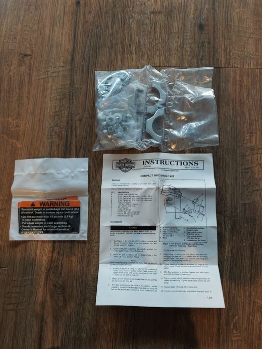 Harley-Davidson Dyna Wide Glide – oryginalna szyba OEM 58059-93A NOS