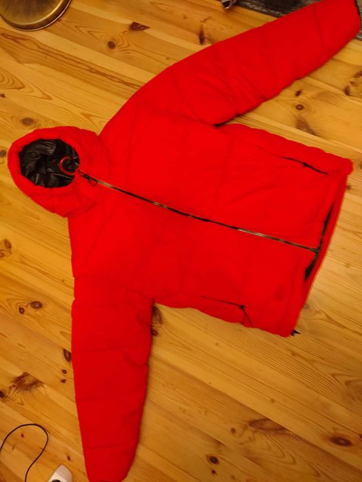 Ciepła kurtka zimowa Puffer Cropp Nowa. Rozm S