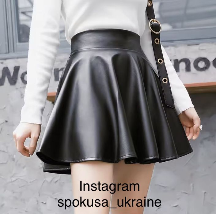 Супер модная юбка *ROSE* и *GIRL* под кожу латекс винил (Новые!)