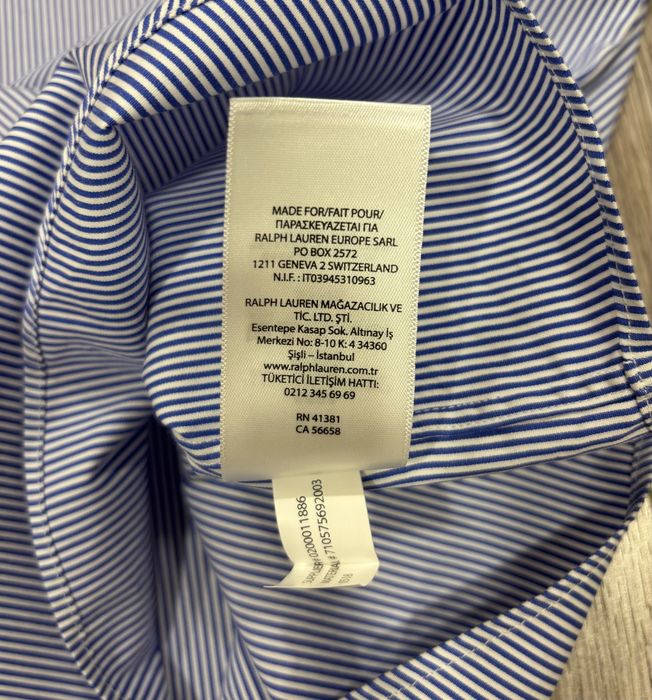 Ralph Lauren 3XL Хлопковая Мужская рубашка XXXL polo Classic Ральф 3X