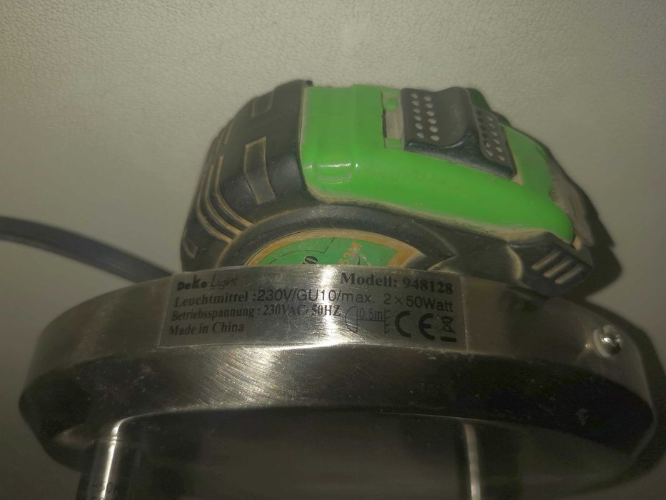 Lampa sufitowa okrągła 2-punktowa nastawna 5szt