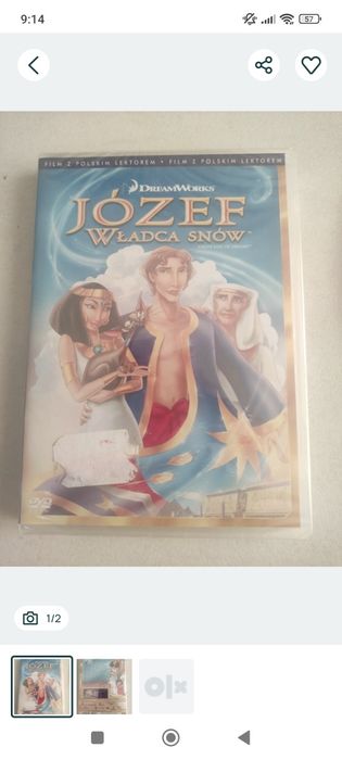 Zestaw ubrań i plyta DVD