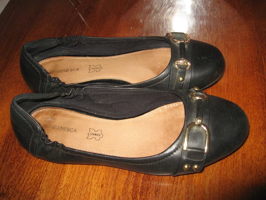 Кожанные  женские балетки Genuine Leather.