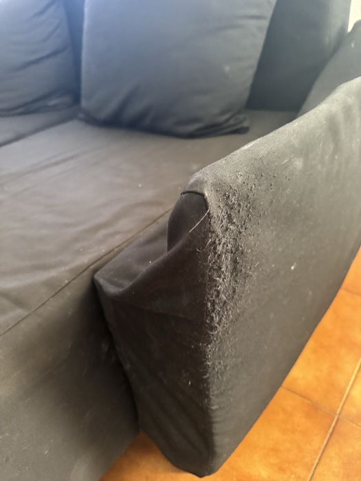 sofá cama com chaise loungue