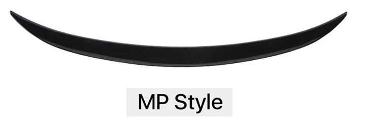 Spoiler aileron lip mala M Performance Style preto vários modelos BMW