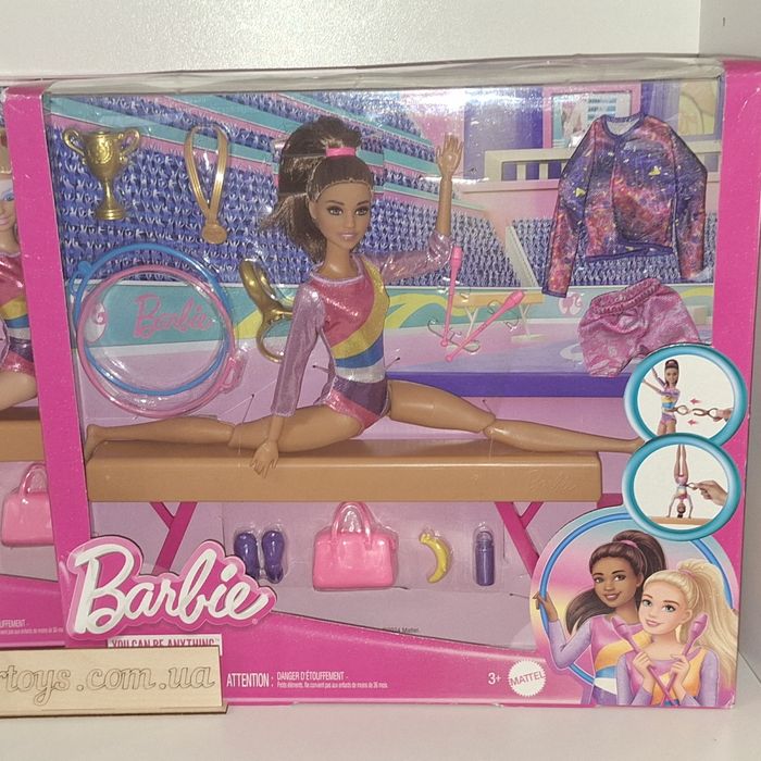 Барби гимнастка блондинка Брюнетка