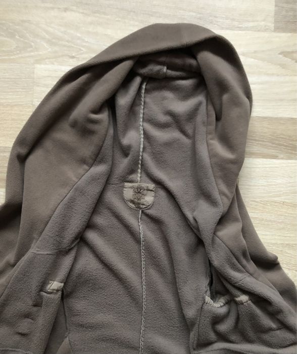 Marithe Francois Girbaud lecasualde silk polar fleece hoodie кофта