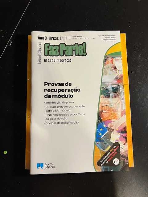 Conj. Pedag. - Área Integração - Profissional- "Faz parte! (Ano 3)"