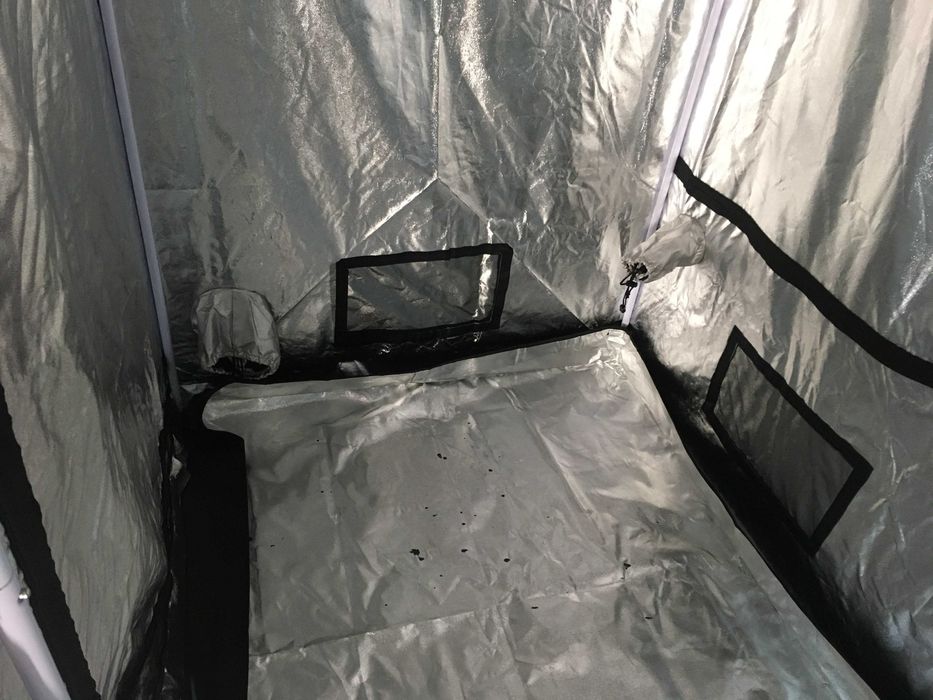 tenda de cultivo dark box - armário 240 * 120 * 200 cm